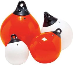 Picture of Taylor Made 1146 Tuff End 15" Inflatable Vinyl Buoy - White