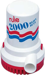 Picture of Xylem 10-6UL Rule 2000 Non-Automatic Bilge Pump 12V 2000 GPH UL Listed