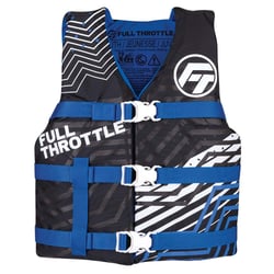 Picture of Full Throttle 112200-500-002-26 Youth Nylon Life Jacket Blue/Black