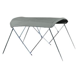 Picture of Carver Covers 706A02 4-Bow Round Tube Bimini Top 8' x 54" x 91-96" Jet Black