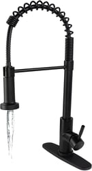 Picture of Empire Brass SP5000BMT-E Single Lever Spring Kitchen Faucet Matte Black