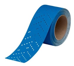 Picture of 3M 7100091074 Hookit Blue Abrasive Sheet Roll 321U 400 Grit 2.75 x 13 Yard