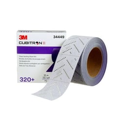 Picture of 3M 7100141495 Cubitron II Hookit Clean Sanding Sheet Roll 320+ Grade 70mm x 12m