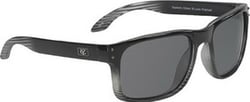 Picture of Yachter's Choice Products 505-43744 St. Lucia Polarized Sunglasses Two-Tone Woodgrain Gradient Frame Grey Lens