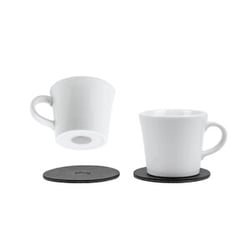 Picture of Silwy Drinkware S070-1404-2-B Porcelain Magnetic Espresso Cups