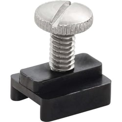Picture of Whitecap Industries 3432BP Nylon Slide Lock with Screw for 0.85" Track