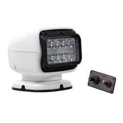 Picture of Golight 20208GT GT Series LED Hybrid Remote Control Searchlight Permanent Mount White 12V