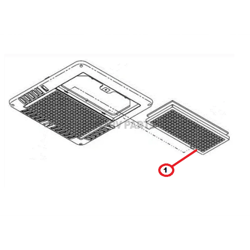 Coleman 83303951 Return Air Grille for RV Air Conditioner Ceiling Assembly — image 2