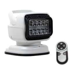 Picture of Golight 79008GT GT Series LED Hybrid Portable Searchlight with Permanent Shoe Mount and Wireless Remote - 12V White