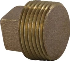 Picture of Brass Fittings 64674 3/4 Inch Stainless Steel 304 Solid Plug