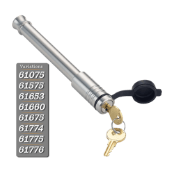 Picture of Infinite Rule Security 61075-S Hitch Lock for B&W Tow and Stow 2" & 2.5" Adjustable Ball Mount