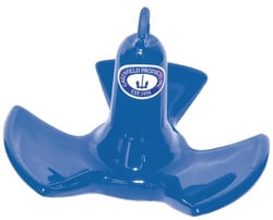 Picture of Greenfield Products 530 R IND 30 Lb Vinyl Coated River Anchor Royal Blue