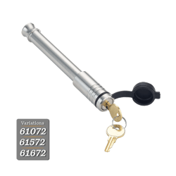 Picture of Infinite Rule Security 61072-S Receiver Hitch Lock for 2 Inch and 2.5 Inch Class III IV V