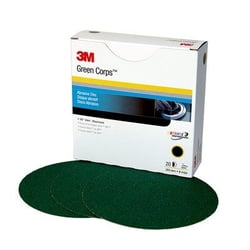 Picture of 3M 7000118088 Green Corps Stikit 8 Inch 60 Grit Sanding Disc 50 Pack