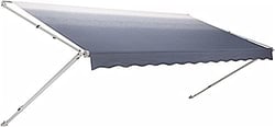 Picture of Dometic 848NR18.300U 8500 Manual Patio Awning 18' Onyx Fade Black Vinyl