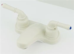 Picture of Empire Brass Company U-YBB77B RV Bathroom Faucet 4-Inch Lavatory with Teapot Handles Biscuit