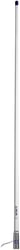 Picture of Scout PF AN NVHF00044T 4' VHF Marine Antenna 3dB White with Stainless Steel Ferrule
