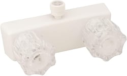 Picture of Empire Brass Company U-YJW53VBW 4" Non-Metallic Shower Valve with Crystal Handles White