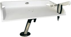 Picture of Deep Blue Marine Products MSK-6 Bait Table Filet Board 14" x 11" with Rod Holder Mount
