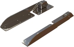 Picture of Taco Metals H25-0048 Command Ratchet Hinge 18-1/2" 316 Stainless Steel Polished