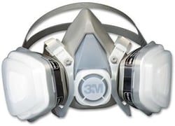 Picture of 3M 7000126246 Half Facepiece Disposable Respirator Assembly 52P71 Organic Vapor P95 Medium