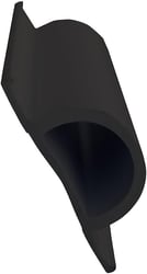 Picture of Dock Edge DE1193F Standard D Profile PVC Dock Bumper - 16' Roll - Black