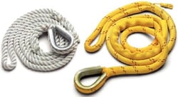 Picture of New England Ropes C629K0-24-00020 3-Strand Mooring Pendant 3/4" x 20'