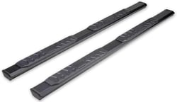 Picture of TrailFX AL4027B 4.5 Inch Hexagonal Aluminum Step Bar Rocker Panel Mount