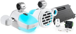 Picture of Roswell Marine C920-23120 R1 Pro Marine Audio Tower Speaker Package White
