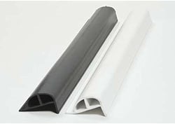Picture of K&R Manufacturing PG-555B 3" x 10' Vinyl Dock Bumper Strip Black