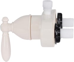 Picture of American Brass U-YSL53BMTLVR-E 4" Single Lever RV Shower Valve Matte Black with Decorative Handle