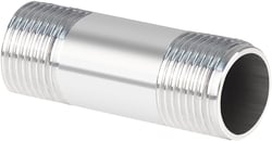 Picture of Brass Fittings 60042 3/8" x 2" 304 Stainless Steel Pipe Nipple