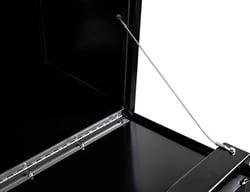 Picture of Buyers 1732315 18x18x60 Inch Black Steel Underbody Truck Box with 3-Point Latch