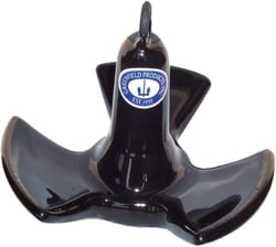 Picture of Greenfield Products 516 B IND 16 Lb. PVC Coated Tri-Fluke River Anchor - Black