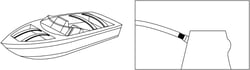 Picture of Taylor Made 925 Fiberglass Boat Cover Support Bow 84 Inch