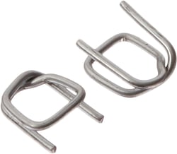 Picture of Shrink Wrap Supplies 075 Polypropylene Strapping Buckles 3/4 Inch 100 Pack