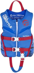 Picture of Kent Sporting Goods 142100-500-050-22 Full Throttle Adult Rapid-Dry Life Jacket L/XL Blue/Black