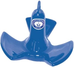 Picture of Greenfield Products 516 R IND Vinyl Coated River Anchor 16 Lb Royal Blue