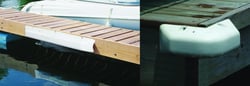 Picture of Taylor Made 2020108506 Dock Pro Heavy Duty Vinyl Corner Dock Bumper White