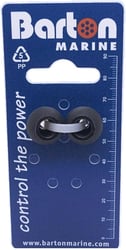 Picture of Barton Marine 42812 4mm Rope Stoppers - Black - Pair