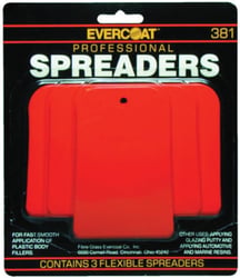 Picture of Evercoat 381 Plastic Spreaders Kit 3-Pack Body Filler Application