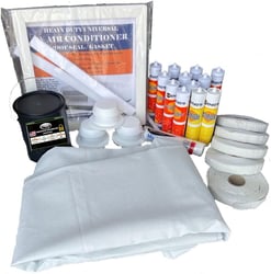 Picture of Heng's 9629TFKITW Deluxe TPO Roof Membrane Repair Kit - 9'6" x 29' White