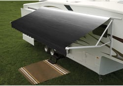 Picture of Dometic 915NR16.000BL 9100 Power Awning with LED 16ft Onyx Vinyl White End Cap