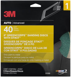 Picture of 3M 7000120023 Green Corps Stikit Sanding Disc 8 Inch 40 Grit
