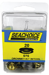 Picture of Seachoice RP-BP9702SC 5/16 Inch Grommet Kit with Tool 20 Pack