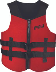 Picture of Seachoice 631YTH-BLK/RED-85953 Neoprene Multi-Sport Life Vest Youth Red/Black