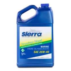 Picture of Sierra 118-9400-4 25W-40 4-Stroke Marine Engine Oil 5 Quart