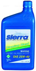 Picture of Sierra 118-9400-2 25W-40 Marine 4-Stroke Engine Oil - Quart