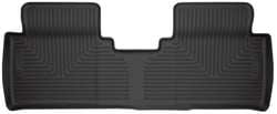 Picture of Husky Liners 16631 WeatherBeater 2nd Row Floor Liner Black