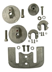 Picture of Engineered Marine Products 93-04314 Aluminum Anode Kit for MerCruiser Bravo III Sterndrives